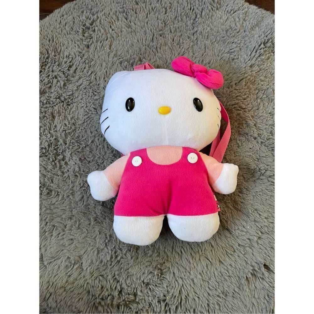 Vintage Y2k hello kitty stuffed animal with backpack handles‎